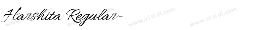 Harshita Regular字体转换 Harshita Regular字体转换